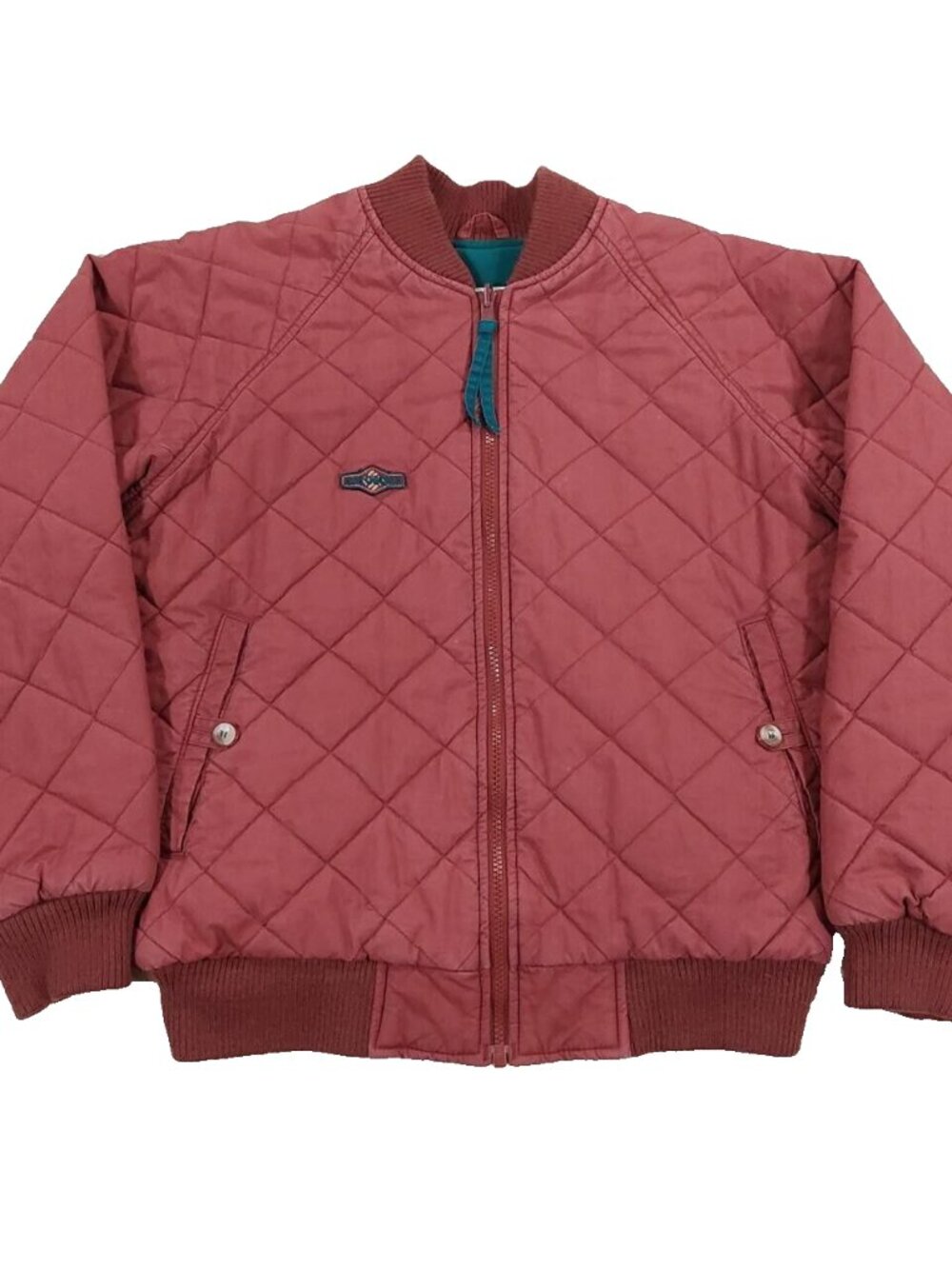 Vintage Columbia Womens Quilted Bomber Jacket, Fleece Lined, Jacket Liner. Sz M.